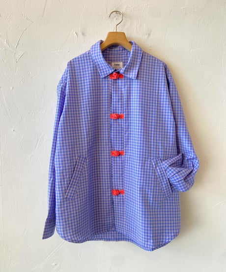<men>kelen (ケレン) CHINA BUTTON CHECK SHIRTS "BRETON”  KLM26HSH1146 ●送料無料●