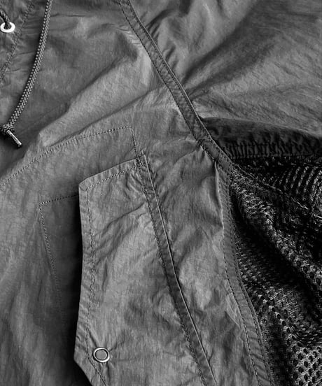 <men> UNFRM OUTDOOR STANDARD(ユニフォーム アウトドア スタンダード) NY TYPEWRITER PANEL MESH DECK PARKA SS-4302 ●送料無料●