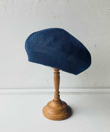 <unisex> Nine Tailor(ナインテーラー) Tassel Beret (N-1051 )/ Blue gray,Black