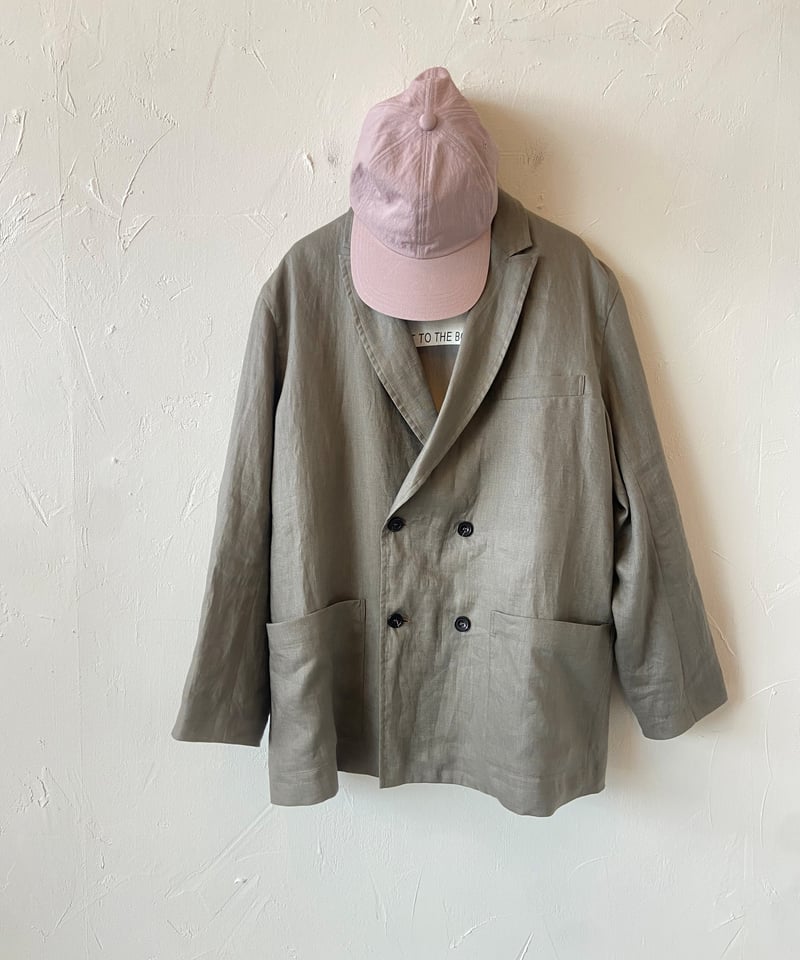 unisex> Honnete（オネット）Double Breasted Jacket/Ta