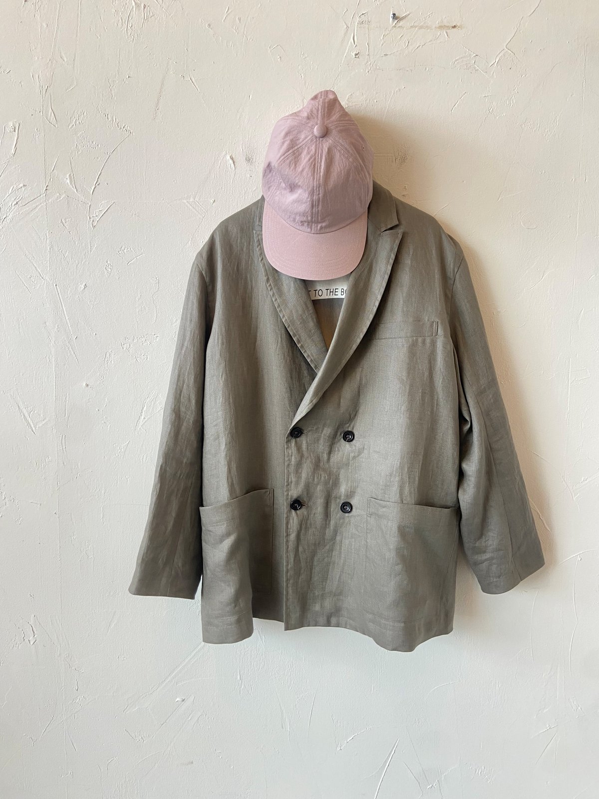 unisex> Honnete（オネット）Double Breasted Jacket/Ta