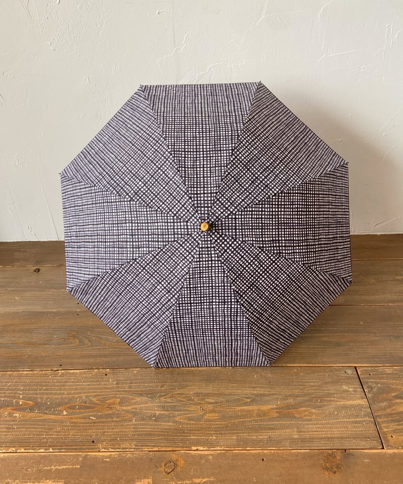 ボンボンストア　タッターソールチェック 晴雨兼用 折りたたみ傘 Bon Bon Store（ボンボンストア）｜タッターソールチェック 晴雨兼用