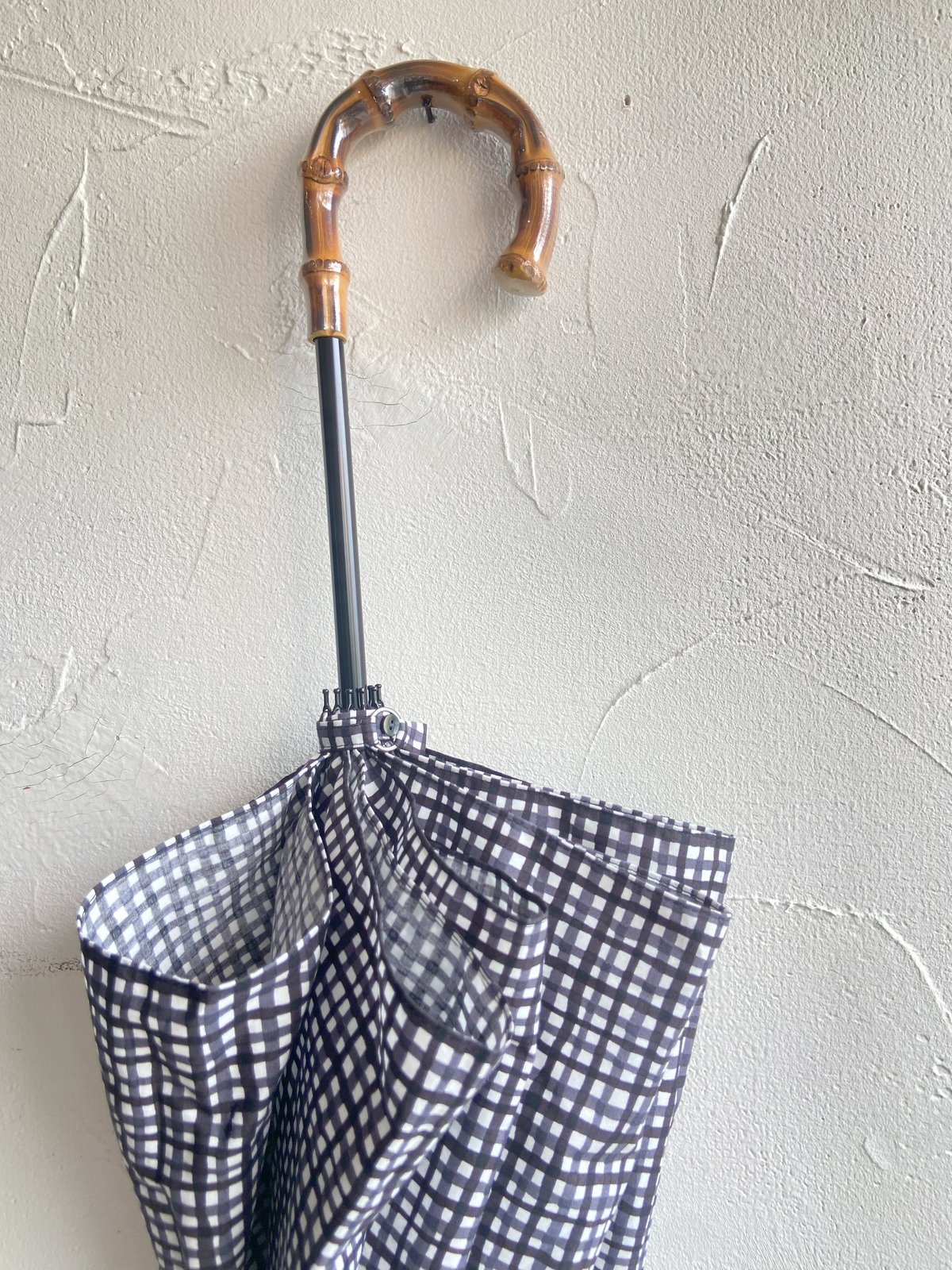 ボンボンストア　タッターソールチェック 晴雨兼用 折りたたみ傘 Bon Bon Store（ボンボンストア）｜タッターソールチェック 晴雨兼用