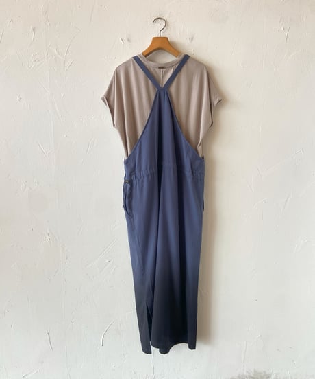 【SALE】<women> FIL DE FER(フィル デ フェール) 段染めルーズツイル エプロンワンピース（10-1-03-208-5-2-1-1) ●送料無料●