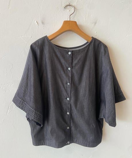 <women>assiette(アシェット) 前後2way 5分袖ブラウス ●送料無料●