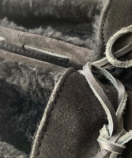 【SALE】<men>MINNETONKA(ミネトンカ)シープスキン　ハードソール　モカシン 3746/ゴールデンタン、ブラック●送料無料●