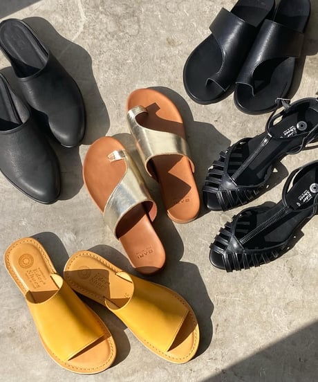 <women>  Eder Shoes(エダーシューズ) フラットレザーサンダル 1501 ●送料無料●