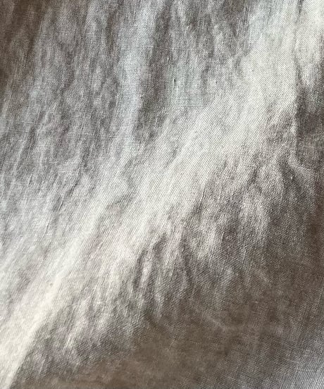 <women> Honnete(オネット) アイリッシュリネン ハーフスリーブ シャツワンピース HO-24SS OP5 ●送料無料●