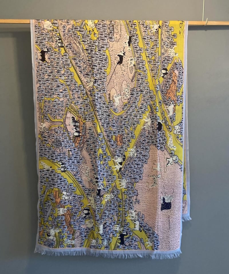 イヌイエディションズ ウールス トール 美品 ウールストール BAROCCO／INOUI EDITIONS（イヌイ エディションズ