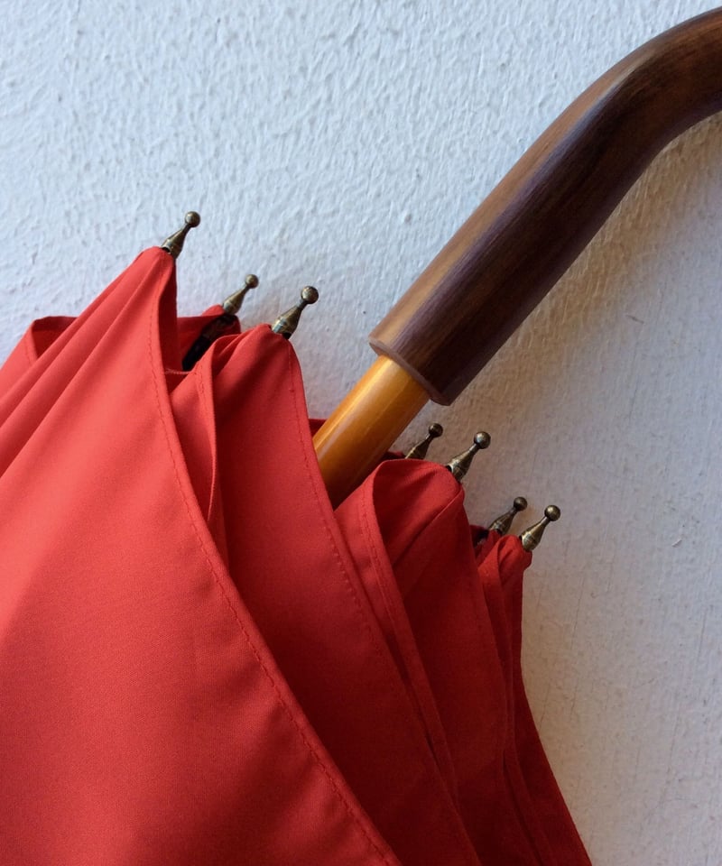 unisex>Bon Bon Store(ボンボンストア) スタンダード長傘(雨傘)／レッド