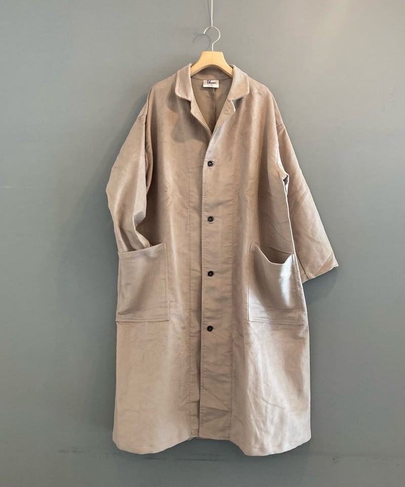 unisex> Yarmo(ヤーモ) モールスキン Lab Coat / CO8 Taupe