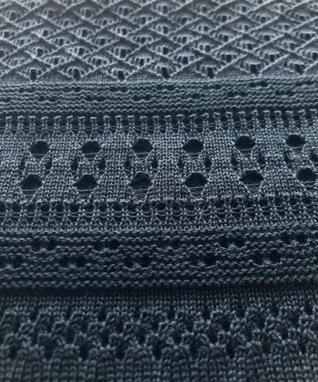 【SALE】 <women>Porter des boutons(ポルテデブトン) 透かし編みニットレギンス(P-23128)/ブラック●クリックポストにて発送 送料無料●