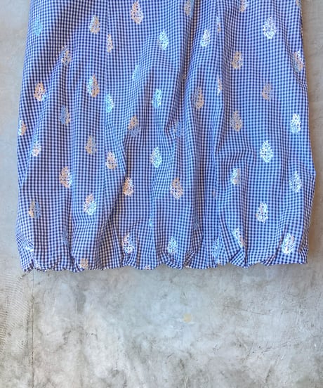 【SALE】<women> ne Quittez pas(ヌキテパ) Poplin Foil Print Sleeveless Balloon Dress（010551ZF2) / ●送料無料●