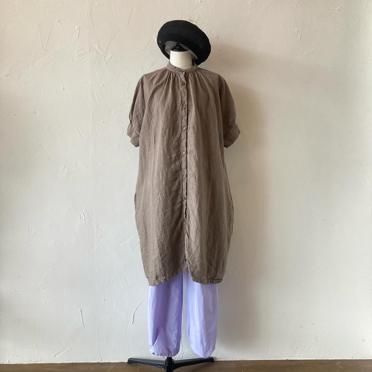 SALE】<women> Honnete(オネット) アイリッシュリネン ハーフ