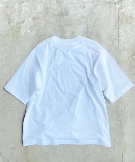 <women>Porter des boutons(ポルテデブトン) Petite fleurドゥーブルTシャツ(P21-3-035-02)  ホワイト ●送料無料●
