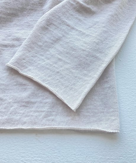 【SALE】<women>evam eva (エヴァム　エヴァ ) ノルマンディーリネン ニットローブ(E231K113) /アイボリー、グレージュ●送料無料●