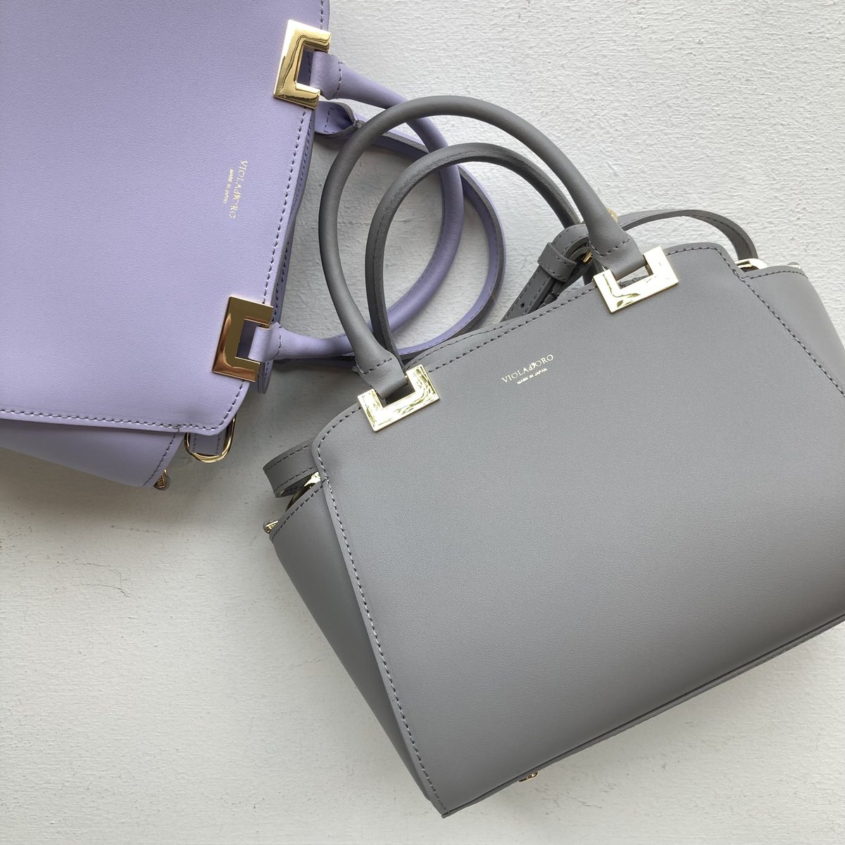 VIOLA⌘ 様 VIOLAd'ORO ヴィーガンレザーショルダー付トート VIOLAd