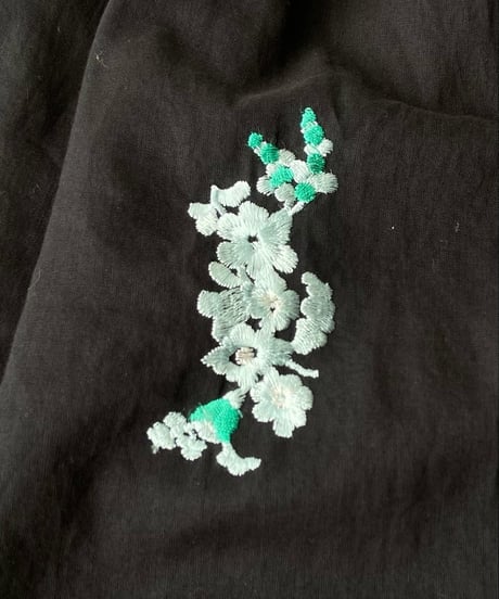 <women>ne Quittez pas(ヌキテパ) Cotton Voile Jasmine Embroidery Gather Pants（010661WT3) ●送料無料●