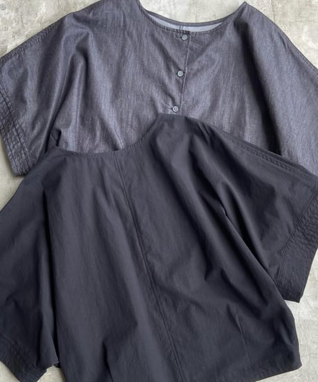 <women>assiette(アシェット) 前後2way 5分袖ブラウス ●送料無料●