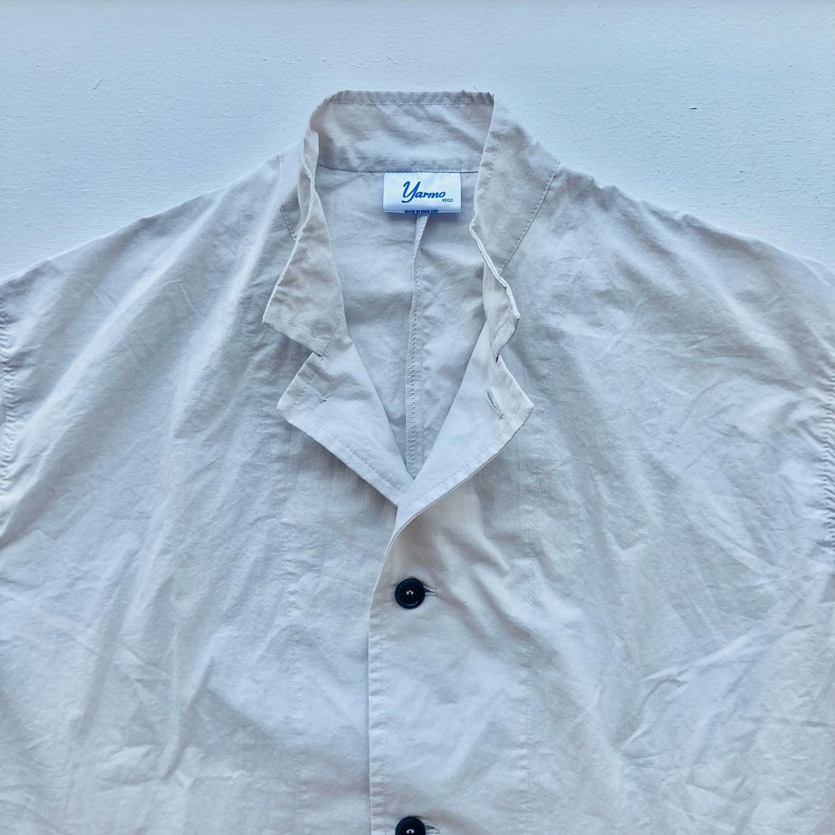 未使用ヤーモBig Coat ビッグコートYAR-22SS CO15 Yarmo（ヤーモ） キャンブリックコットンビッグコート[YAR-23SS