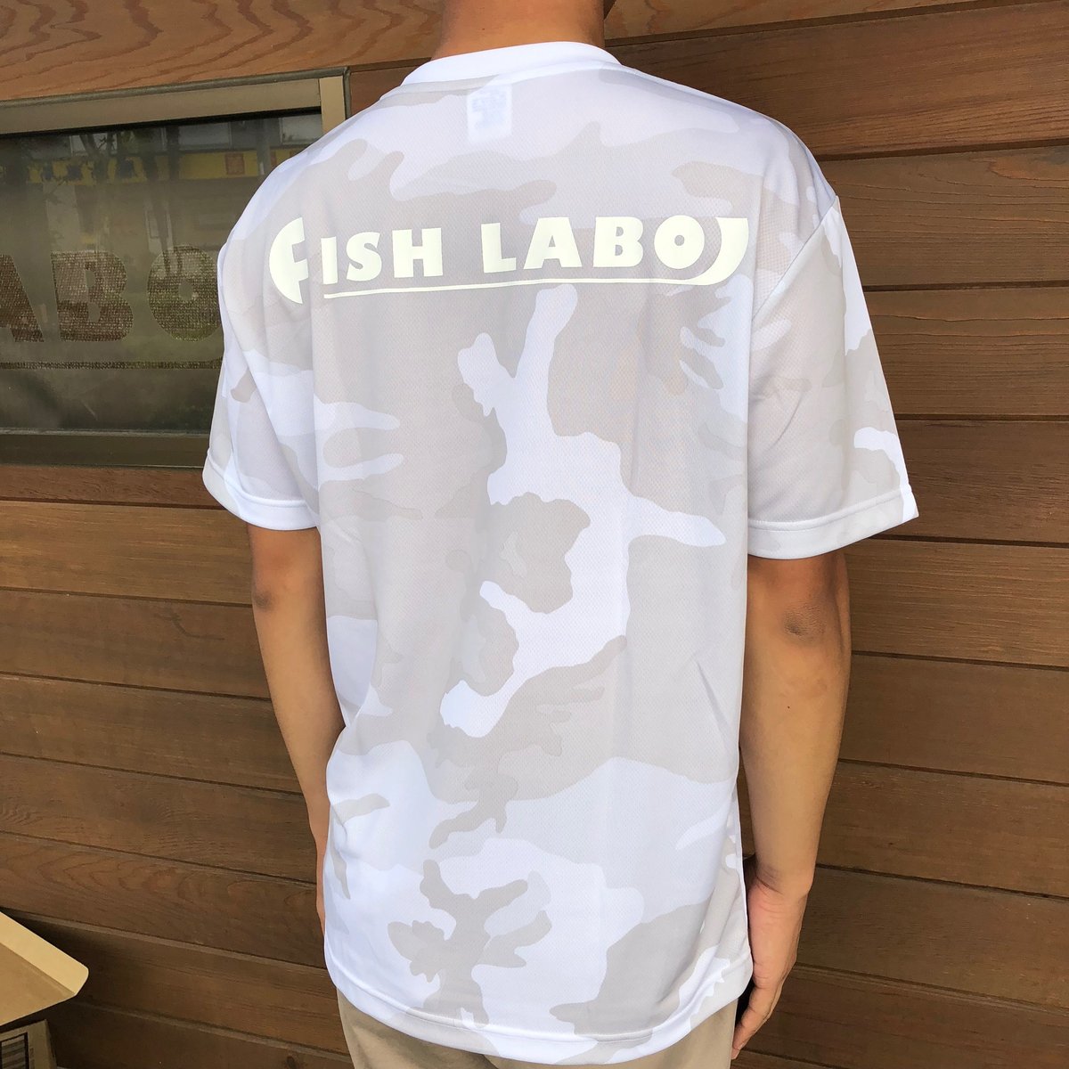 FISHLABOオリジナルドライTシャツ ホワイトカモ | FISH LABO