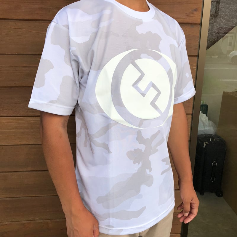 ホワイトシャツ Lサイズ カモフラージュ L size ONWARD(大きいサイズ) / エルサイズオンワード