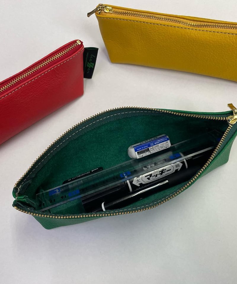 柏レザーペンケースM | Harito by NUIZAEMON