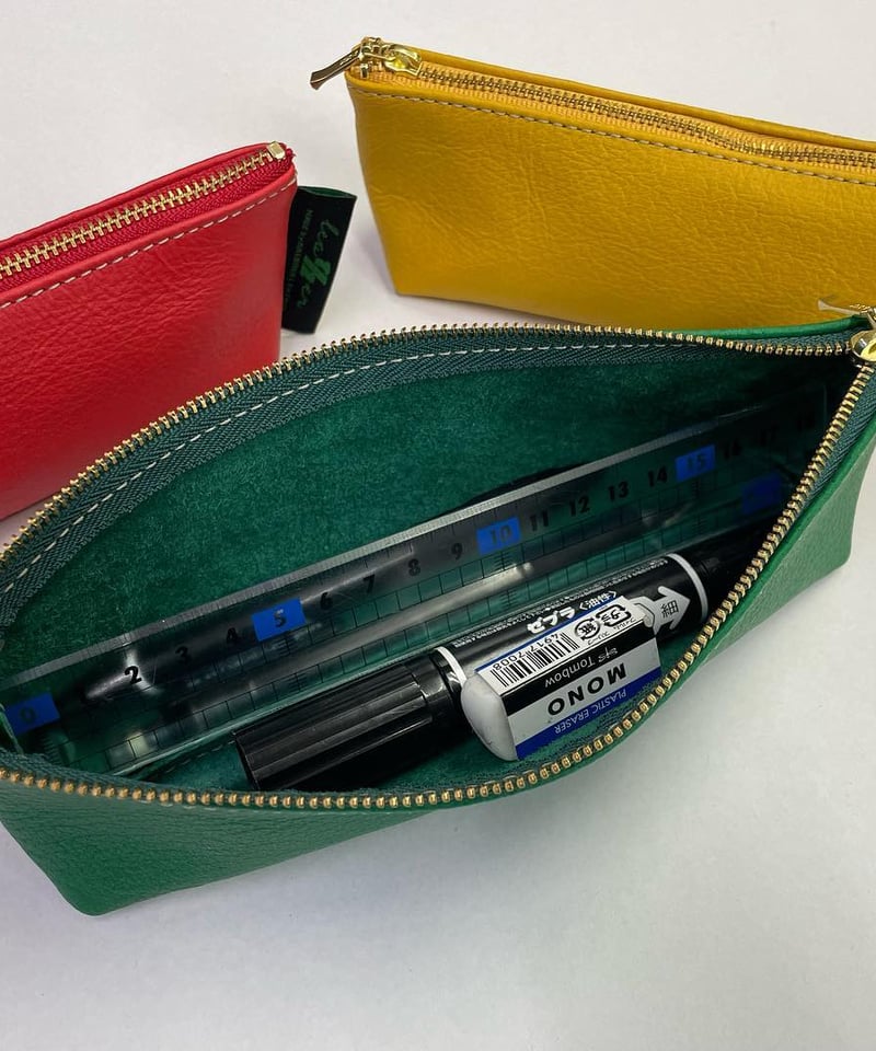 柏レザーペンケースM | Harito by NUIZAEMON