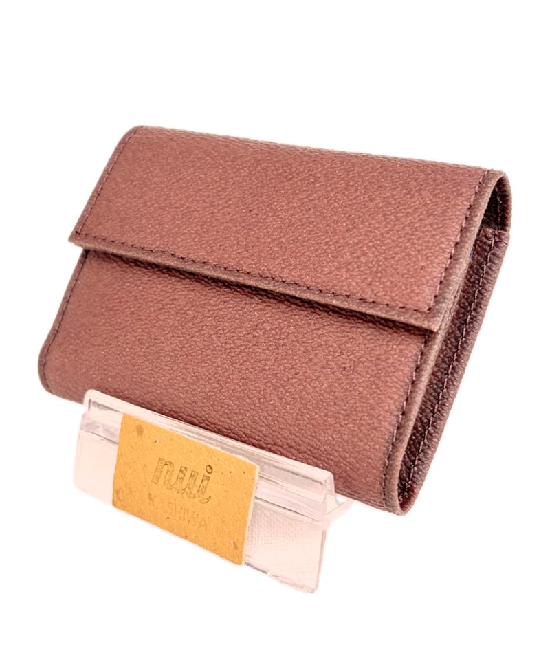 ミニ財布【ピーナッツレザー®】PVC | Harito by NUIZAEMON