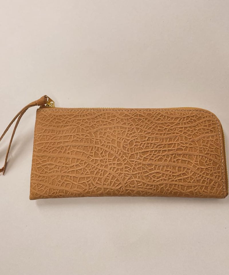 柏蓮 L字長財布（柏レザー） | Harito by NUIZAEMON