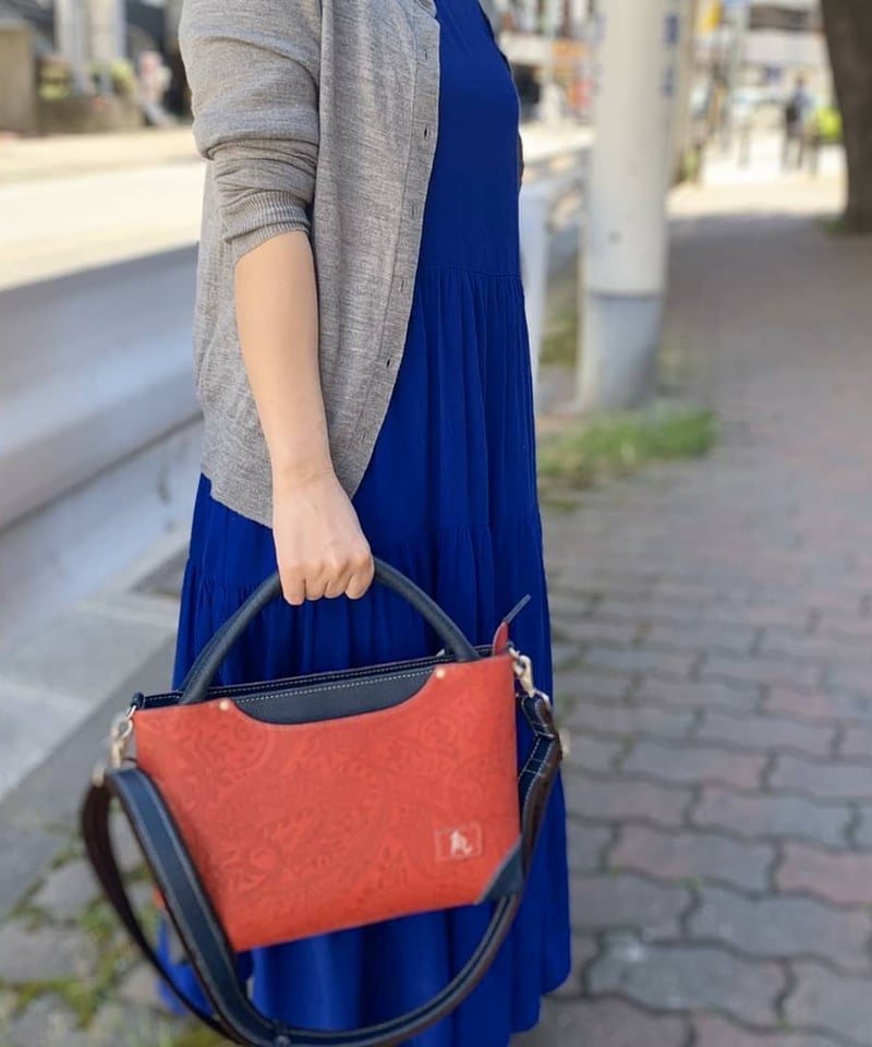 ペイズリー柄ミニロケット 2WAYバッグ | Harito by NUIZAEMON