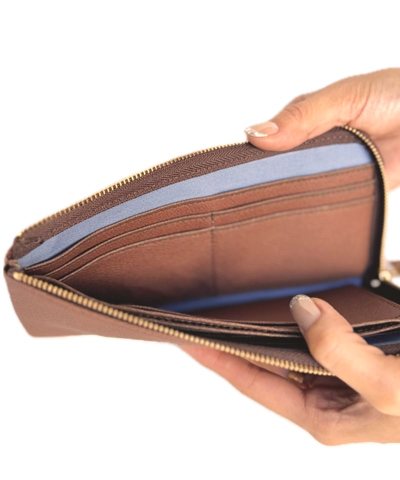 L字長財布 【ピーナッツレザー®】（PVC） | Harito by NUIZAEMON