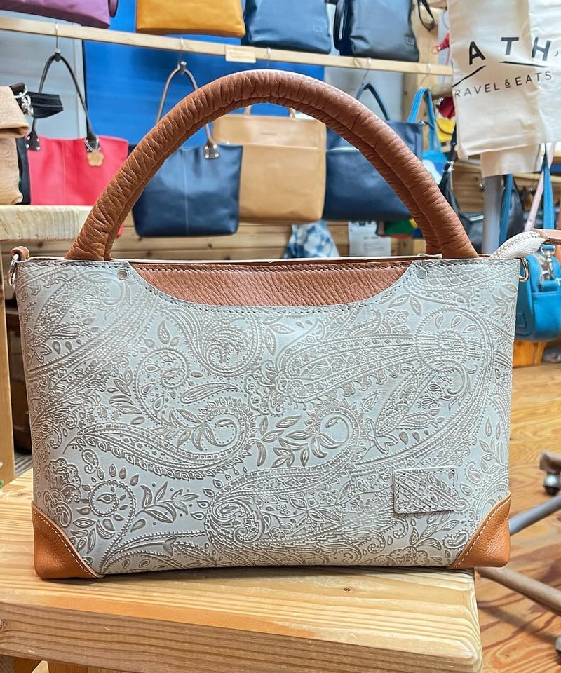 ペイズリー柄ミニロケット 2WAYバッグ | Harito by NUIZAEMON