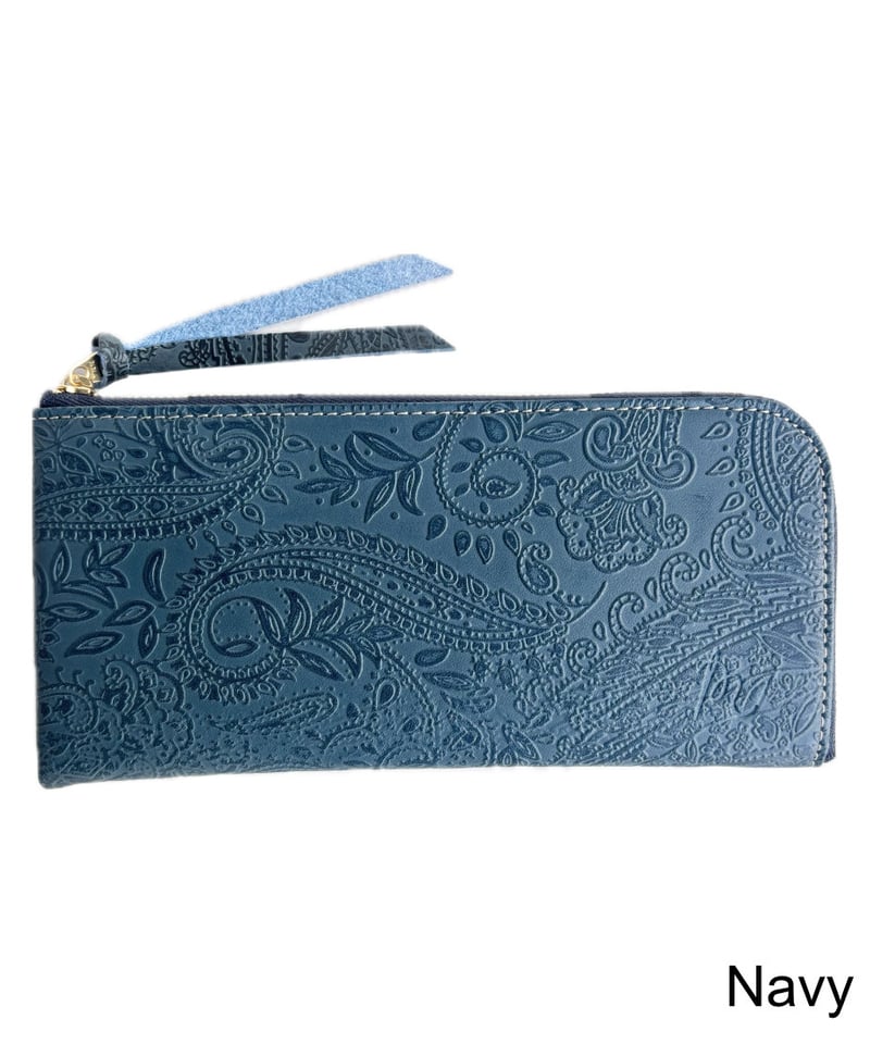 ペイズリー柄L字長財布 | Harito by NUIZAEMON