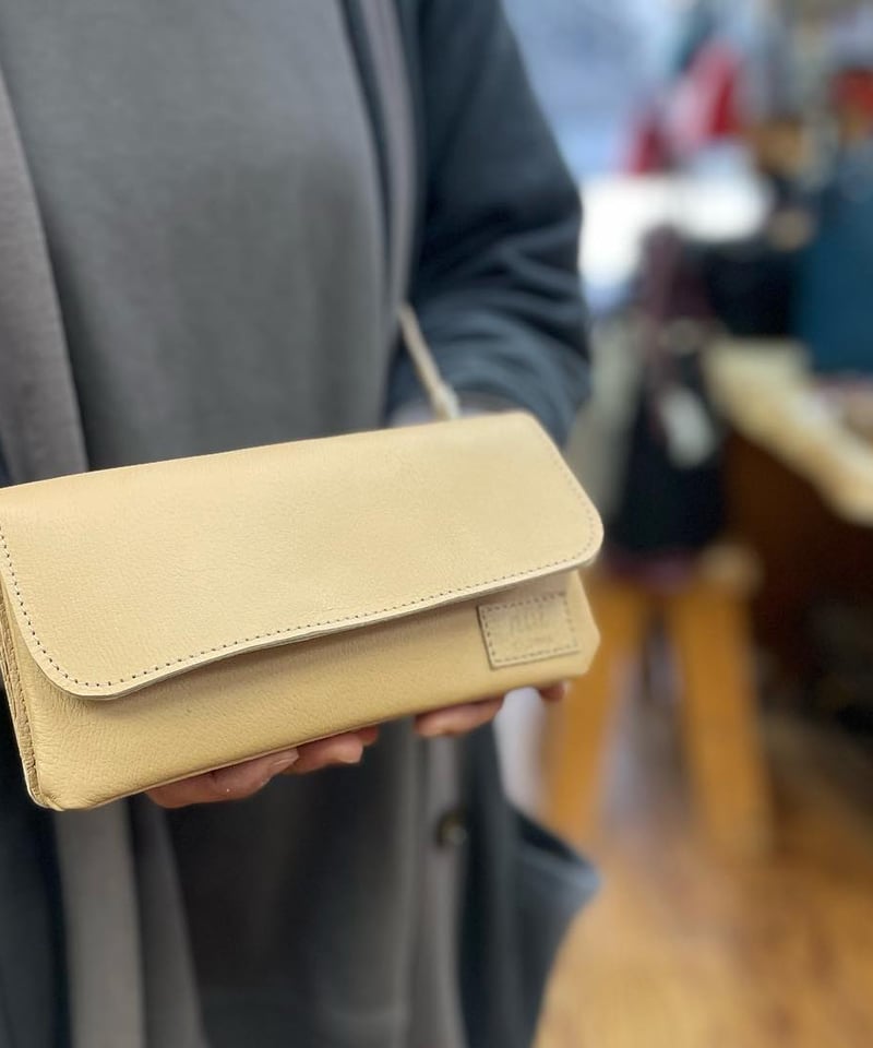 杏衣餅2025さん専用 極厚ヌメ革お財布ポシェット お財布ポシェット | Harito by NUIZAEMON