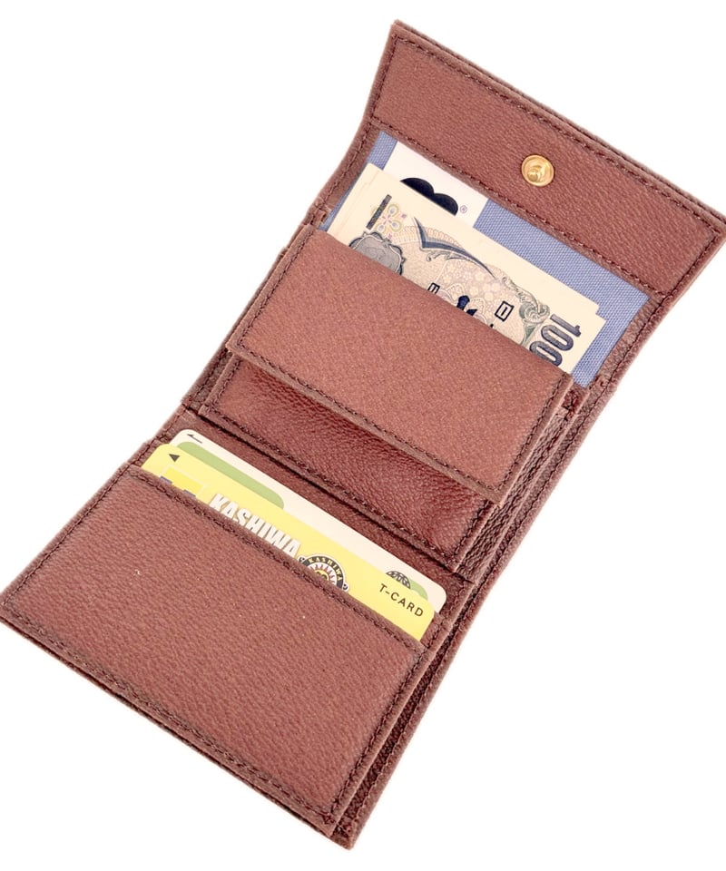 ミニ財布【ピーナッツレザー®】PVC | Harito by NUIZAEMON