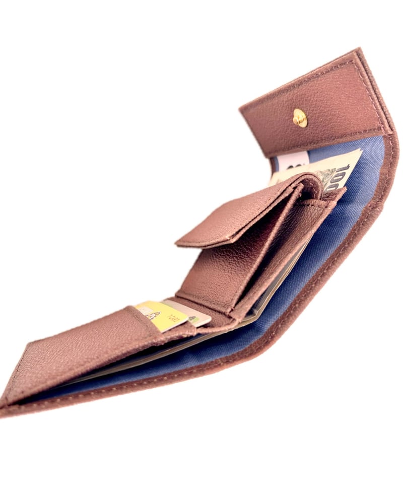 ミニ財布【ピーナッツレザー®】PVC | Harito by NUIZAEMON