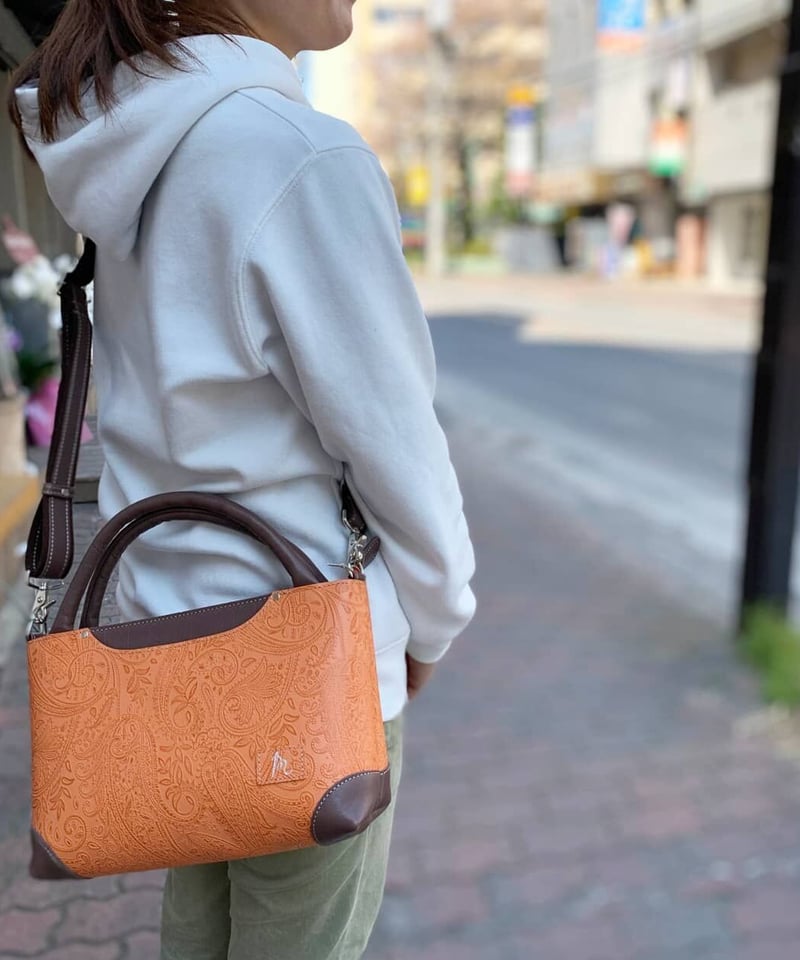 ペイズリー柄ミニロケット 2WAYバッグ | Harito by NUIZAEMON