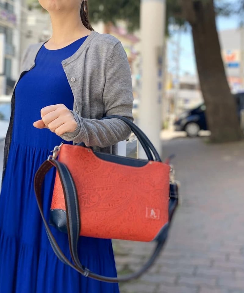 ペイズリー柄ミニロケット 2WAYバッグ | Harito by NUIZAEMON