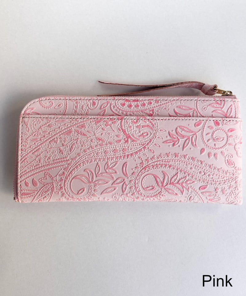 ペイズリー柄L字長財布 | Harito by NUIZAEMON