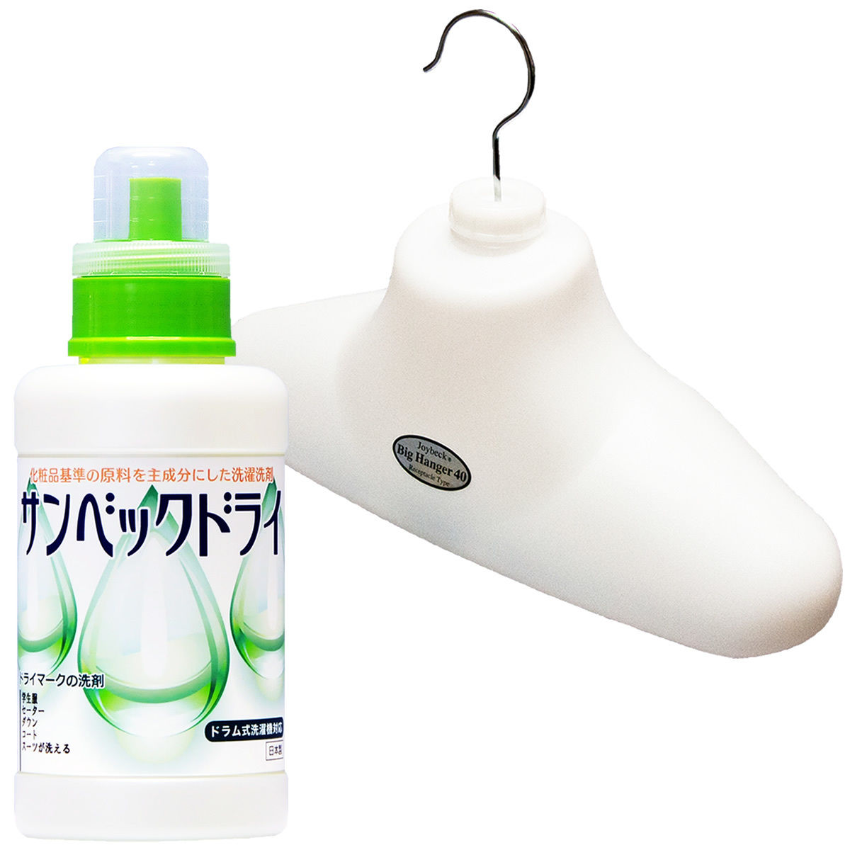 【新品未使用】 100%天然系家庭用ドライ洗剤「ドライ名人」3本セット サンベックドライ【お得セットC】 おしゃれ着 洗剤 500g ドライ