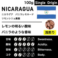 100g【浅煎り】ニカラグア　リモンシリョ農園