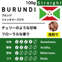 100g【浅煎り】ブルンジ　ファンタジーブジラ