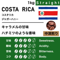 1kg【中深煎り】コスタリカ　ジャガーハニー