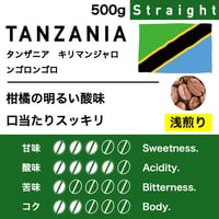 500g【浅煎り】タンザニア　キリマンジャロ　AA　ンゴロンゴロ