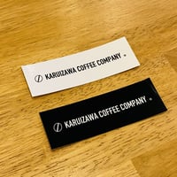 KCCオリジナルロゴステッカーS　Black & White 2枚入