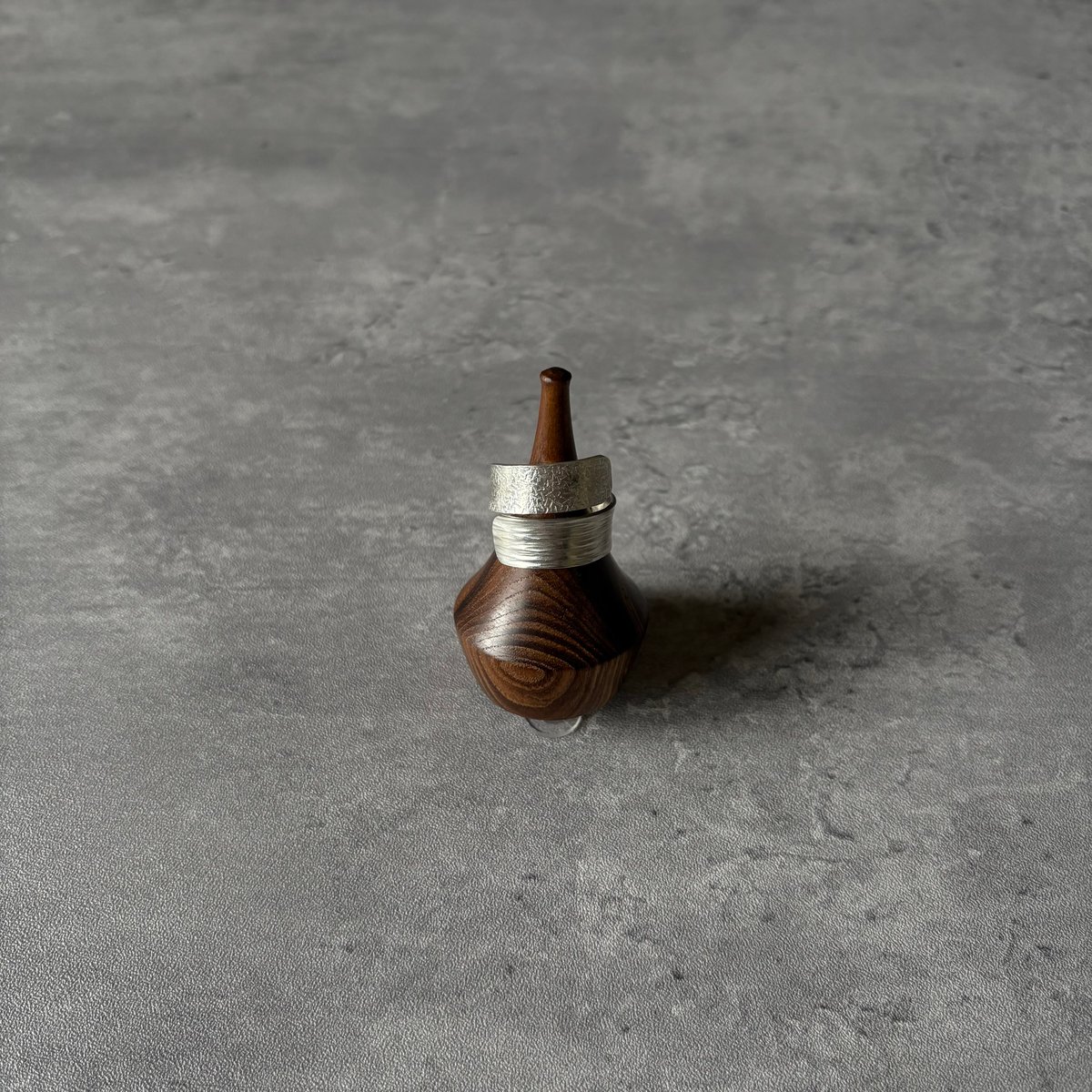 silver999 wrapping wide ring | IRONO Handwork