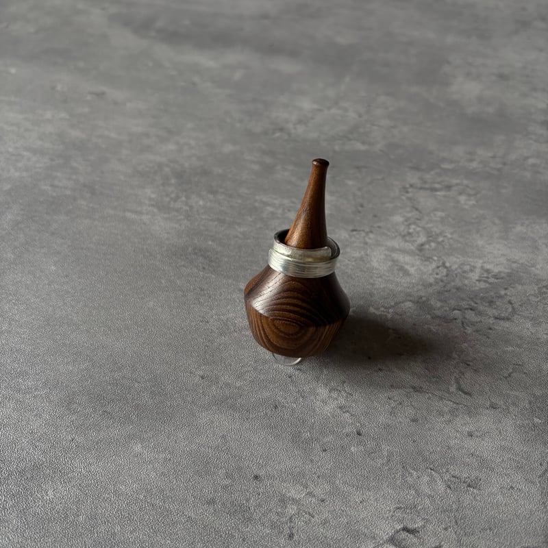 silver999 kururi ring | IRONO Handwork brass a