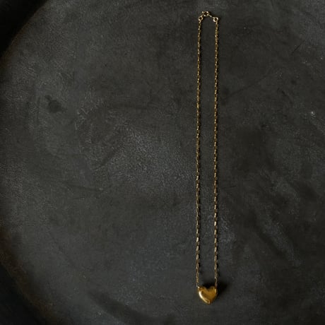 18K Gold vermeil heart necklace