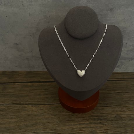 SILVER925 Cool heart necklace<standard chain>